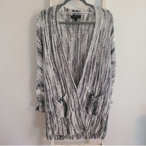 Lane Bryant♡ 14/16 longline open front pocket cardigan